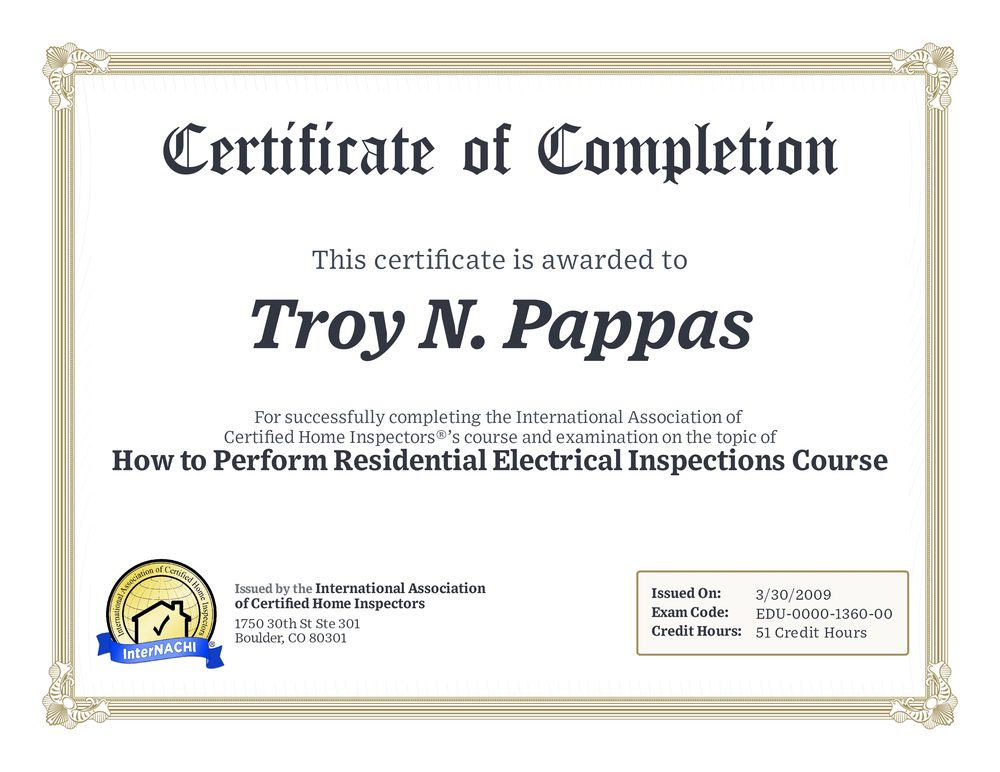 Residential Electrical Inspections