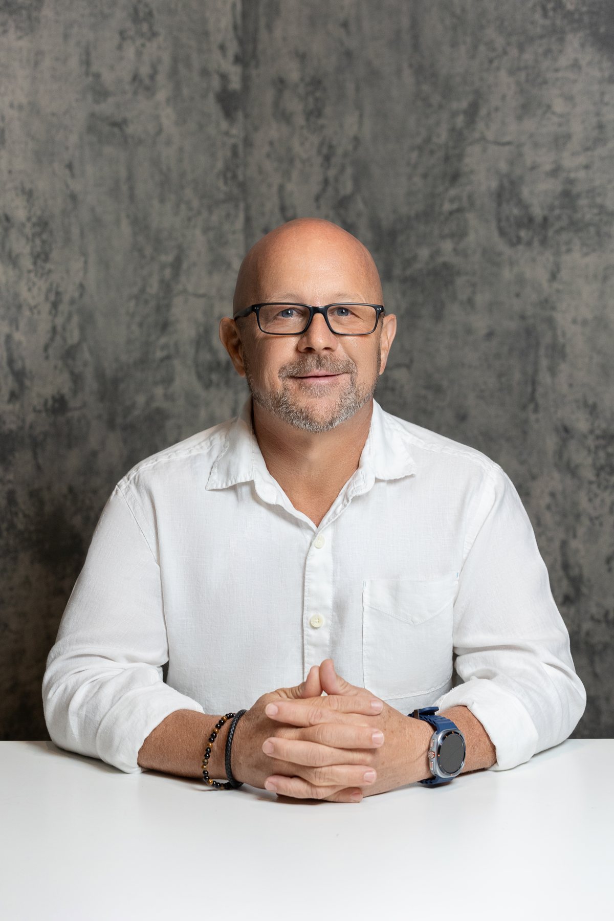 Troy Pappas seated portrait